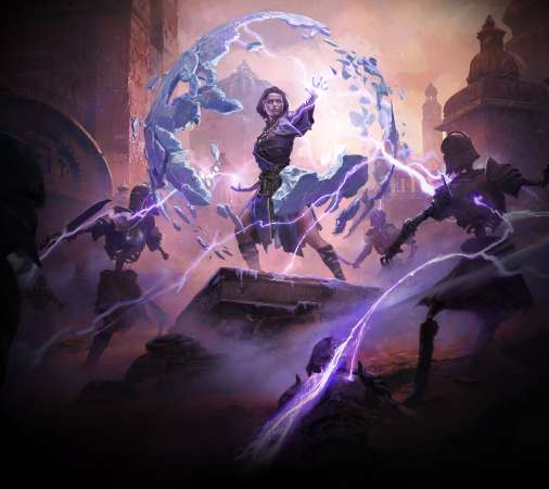 Path of Exile 2 Mobiele Horizontaal achtergrond