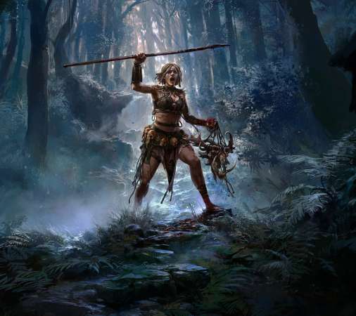 Path of Exile 2 Mobiele Horizontaal achtergrond
