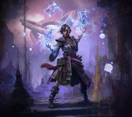 Path of Exile 2 Mobiele Horizontaal achtergrond