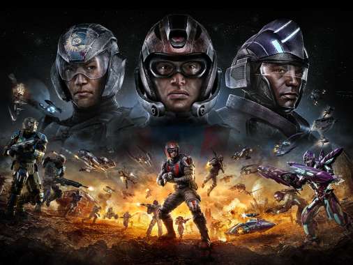 PlanetSide 2 Mobiele Horizontaal achtergrond