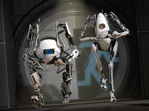 Portal 2 Mobiele Horizontaal achtergrond