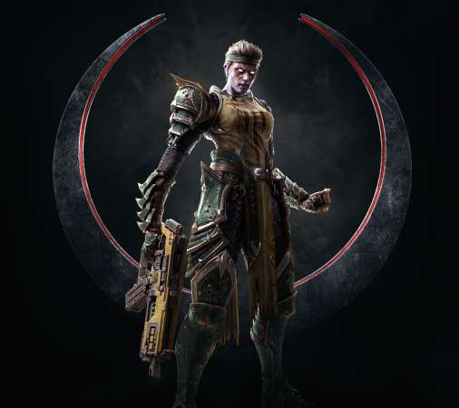 Quake Champions Mobiele Horizontaal achtergrond