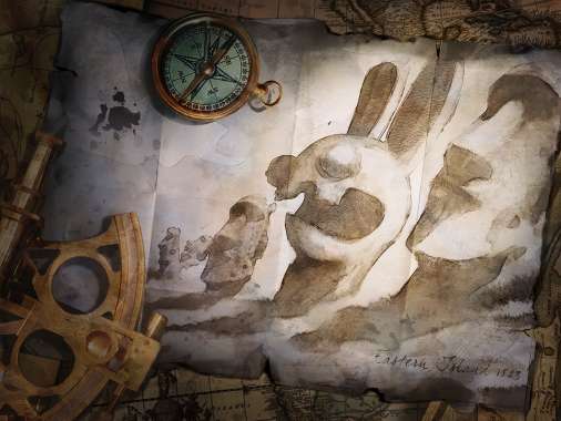 Raving Rabbids: Travel in Time Mobiele Horizontaal achtergrond