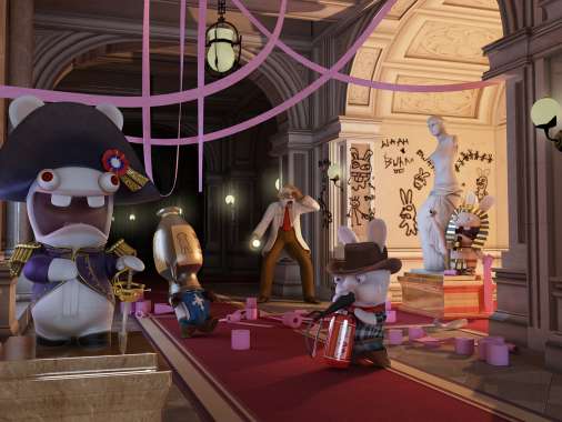 Raving Rabbids: Travel in Time Mobiele Horizontaal achtergrond