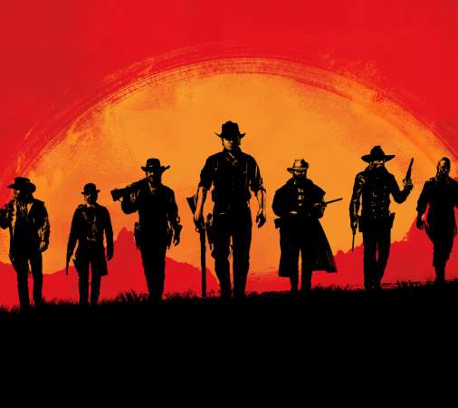 Red Dead Redemption 2 Mobiele Horizontaal achtergrond