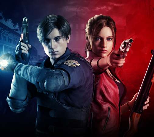 Resident Evil 2 Mobiele Horizontaal achtergrond