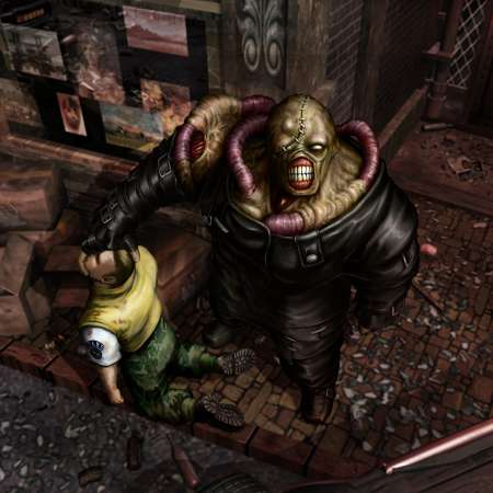 Resident Evil 3 Mobiele Horizontaal achtergrond