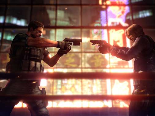 Resident Evil 6 Mobiele Horizontaal achtergrond