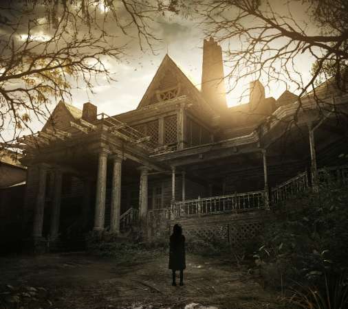 Resident Evil 7 Biohazard Mobiele Horizontaal achtergrond