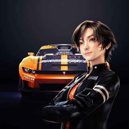 Ridge Racer 3D Mobiele Horizontaal achtergrond