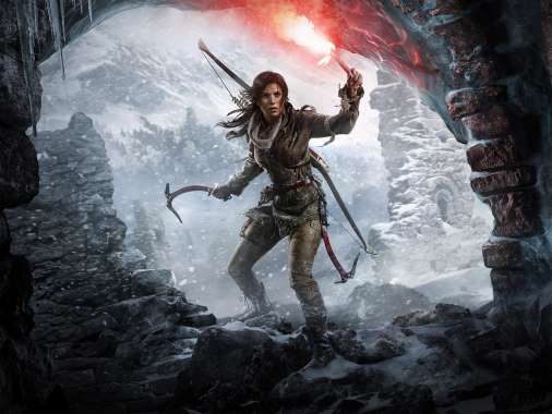 Rise of the Tomb Raider Mobiele Horizontaal achtergrond