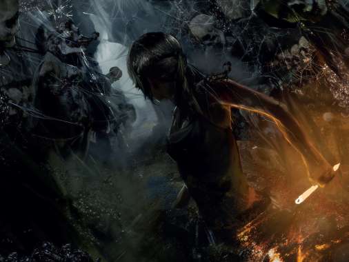 Rise of the Tomb Raider Mobiele Horizontaal achtergrond