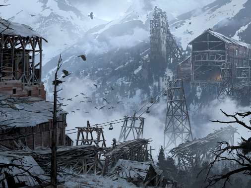 Rise of the Tomb Raider Mobiele Horizontaal achtergrond