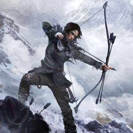 Rise of the Tomb Raider Mobiele Horizontaal achtergrond