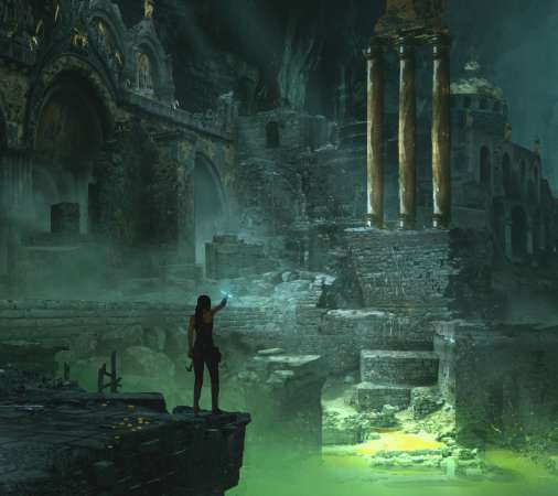 Rise of the Tomb Raider Mobiele Horizontaal achtergrond