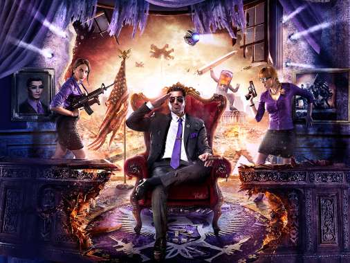 Saints Row 4 Mobiele Horizontaal achtergrond