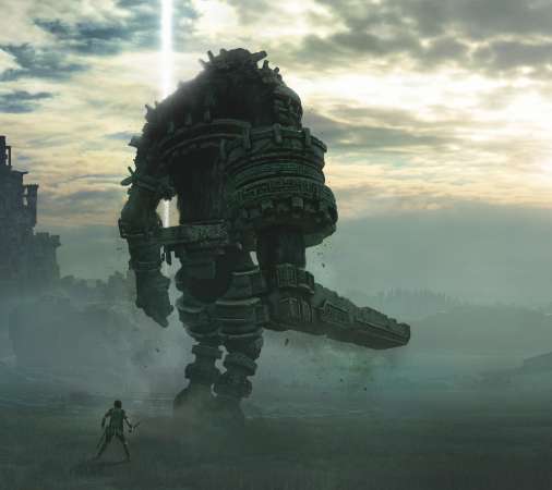 Shadow of the Colossus Mobiele Horizontaal achtergrond