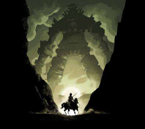 Shadow of the Colossus Mobiele Horizontaal achtergrond