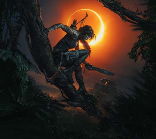 Shadow of the Tomb Raider Mobiele Horizontaal achtergrond