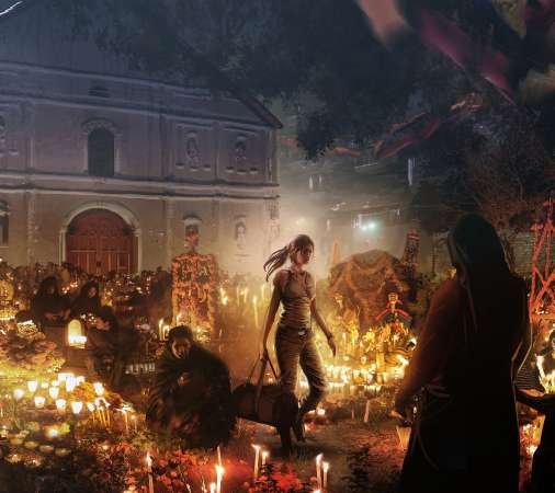 Shadow of the Tomb Raider Mobiele Horizontaal achtergrond