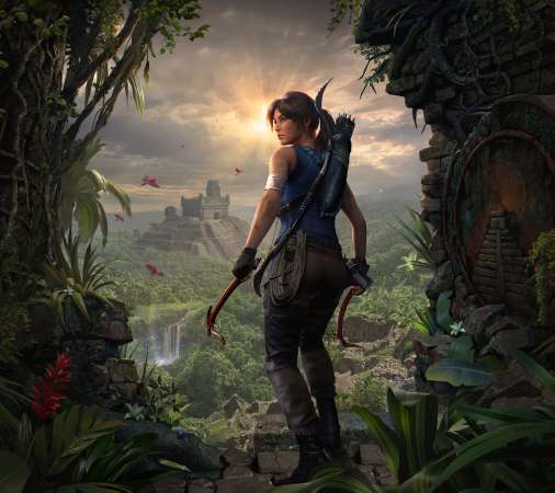 Shadow of the Tomb Raider Mobiele Horizontaal achtergrond