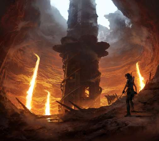 Shadow of the Tomb Raider: The Forge Mobiele Horizontaal achtergrond