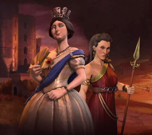 Sid Meier's Civilization 6 Mobiele Horizontaal achtergrond