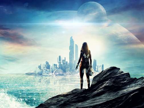 Sid Meier's Civilization: Beyond Earth - Rising Tide Mobiele Horizontaal achtergrond