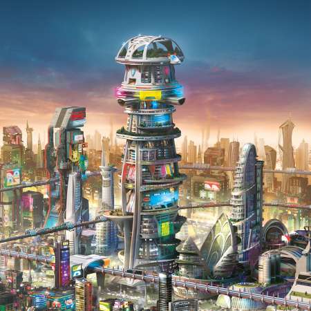 SimCity: Cities of Tomorrow Mobiele Horizontaal achtergrond