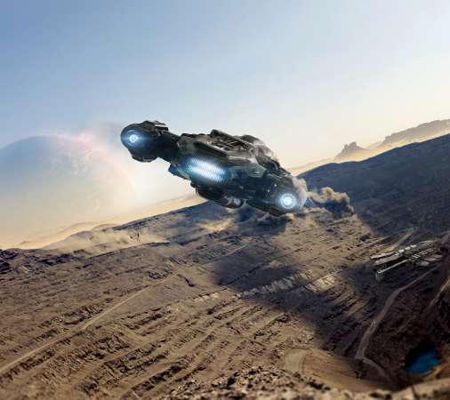 Star Citizen Mobiele Horizontaal achtergrond