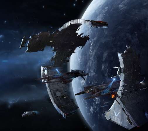 Star Citizen Mobiele Horizontaal achtergrond