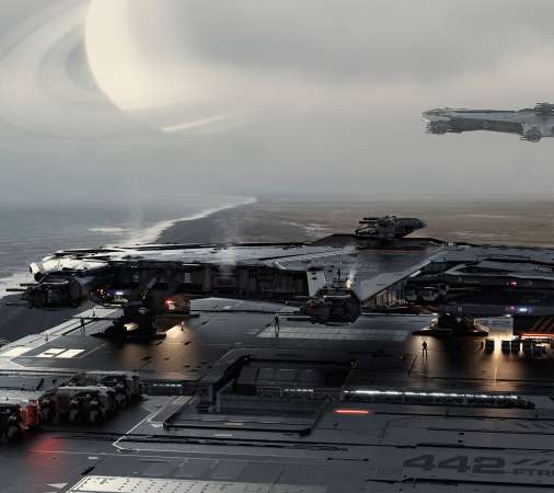 Star Citizen Mobiele Horizontaal achtergrond