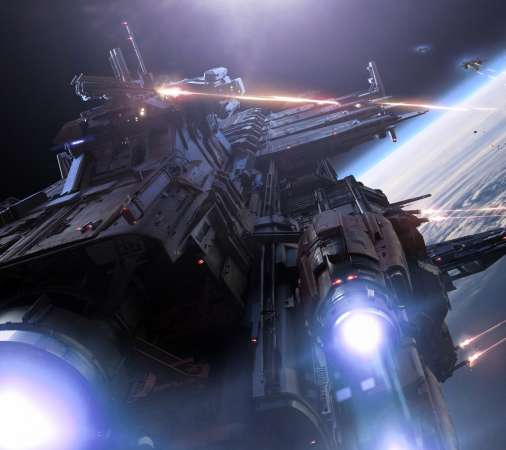 Star Citizen Mobiele Horizontaal achtergrond