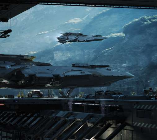 Star Citizen Mobiele Horizontaal achtergrond