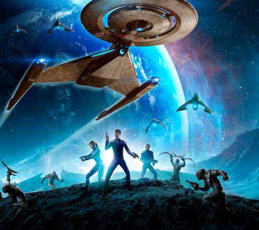 Star Trek Online Mobiele Horizontaal achtergrond