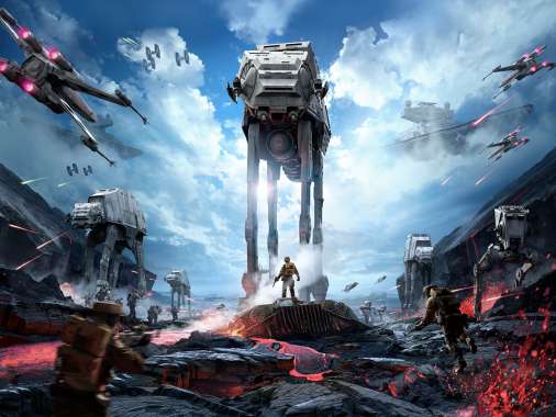 Star Wars - Battlefront Mobiele Horizontaal achtergrond