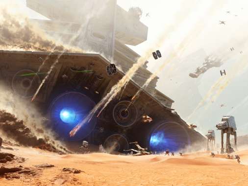 Star Wars - Battlefront Mobiele Horizontaal achtergrond