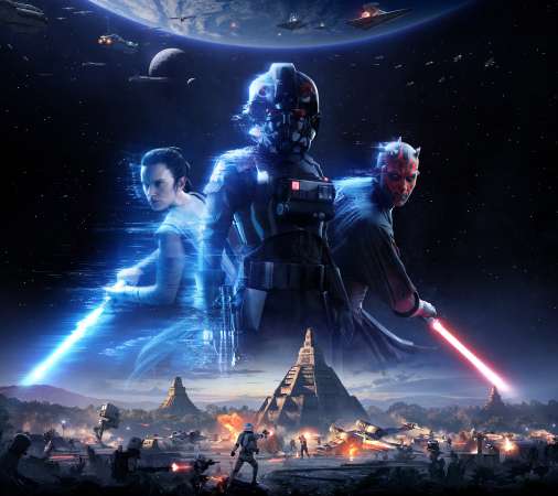 Star Wars - Battlefront 2 Mobiele Horizontaal achtergrond