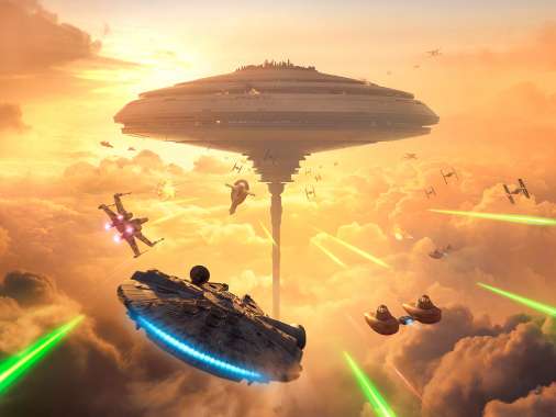 Star Wars - Battlefront: Bespin Mobiele Horizontaal achtergrond