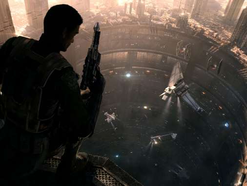 Star Wars 1313 Mobiele Horizontaal achtergrond