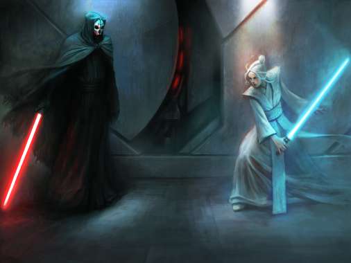 Star Wars: Knights of the Old Republic 2 Mobiele Horizontaal achtergrond