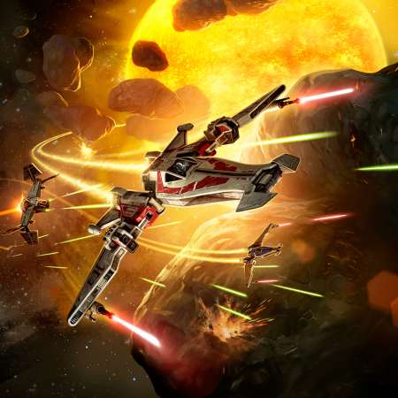 Star Wars: The Old Republic - Galactic Starfighter Mobiele Horizontaal achtergrond