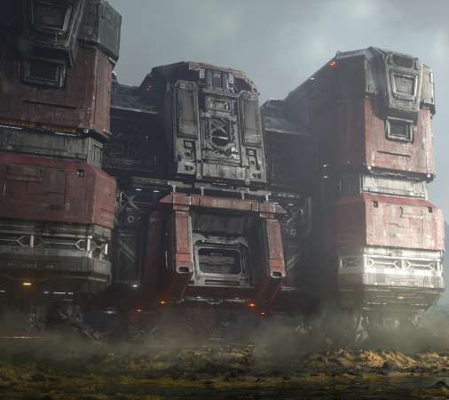 Starcraft Mobiele Horizontaal achtergrond