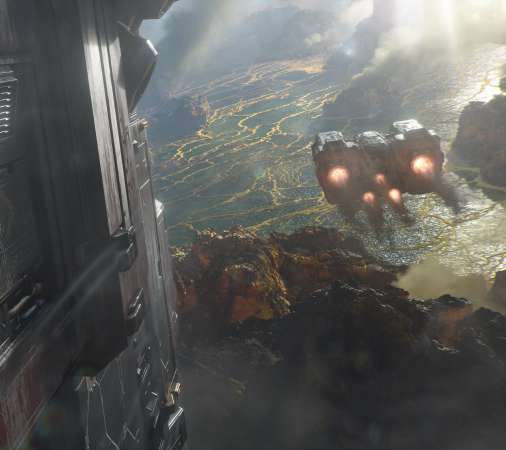 Starcraft Mobiele Horizontaal achtergrond