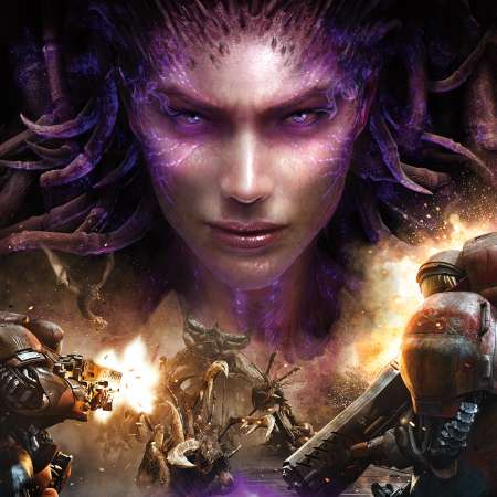 StarCraft 2: Heart of the Swarm Mobiele Horizontaal achtergrond