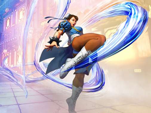 Street Fighter 5 Mobiele Horizontaal achtergrond