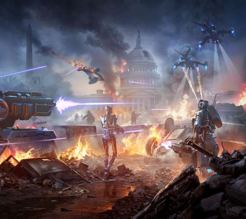 Terminator: Dark Fate - Defiance: We are Legion Mobiele Horizontaal achtergrond