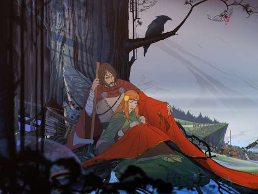 The Banner Saga Mobiele Horizontaal achtergrond