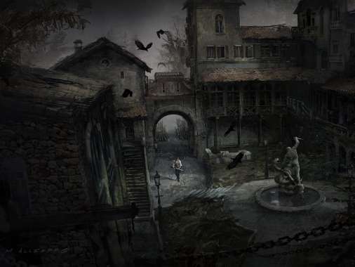 The Evil Within Mobiele Horizontaal achtergrond