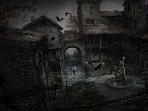 The Evil Within Mobiele Horizontaal achtergrond